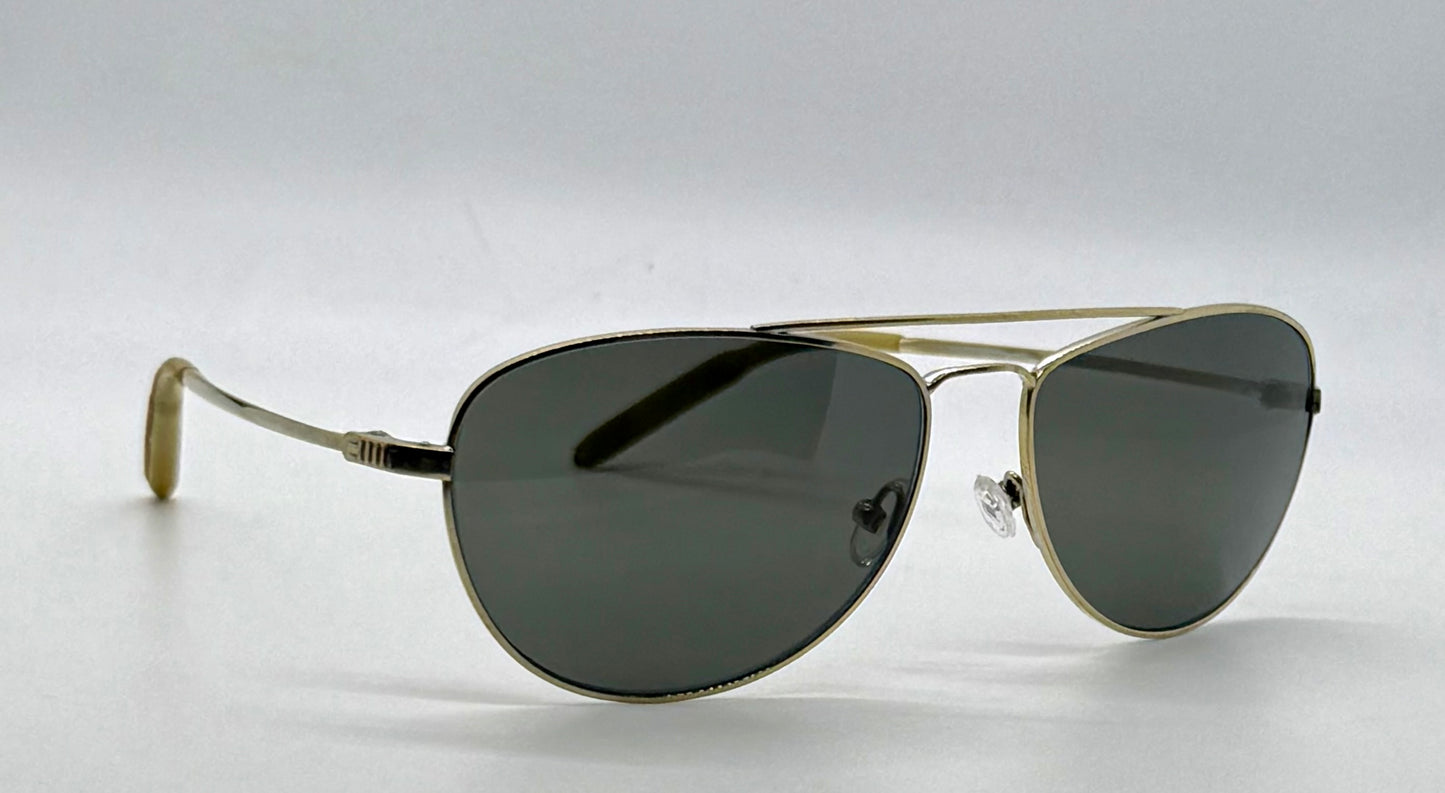 Mosley Tribes Aviatrix-Vintage Sunglasses-Gold Frame-Polarized Lenses-Full Kit