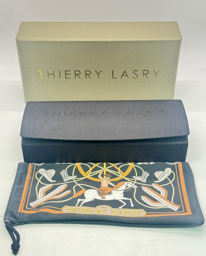 Thierry Lasry Bowery 1001 Black Grey Gradient Sunglasses 55-20-140 – Full Kit