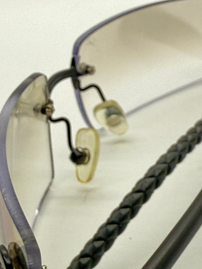 Chanel 4047 C.170/8G Y2K Vintage Sunglasses-Unworn All Original-Rimless-62mm
