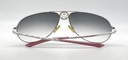 Christian Dior Hippy 1-Silver Star Aviator-Y2K Vintage Sunglasses-Unworn-Italy