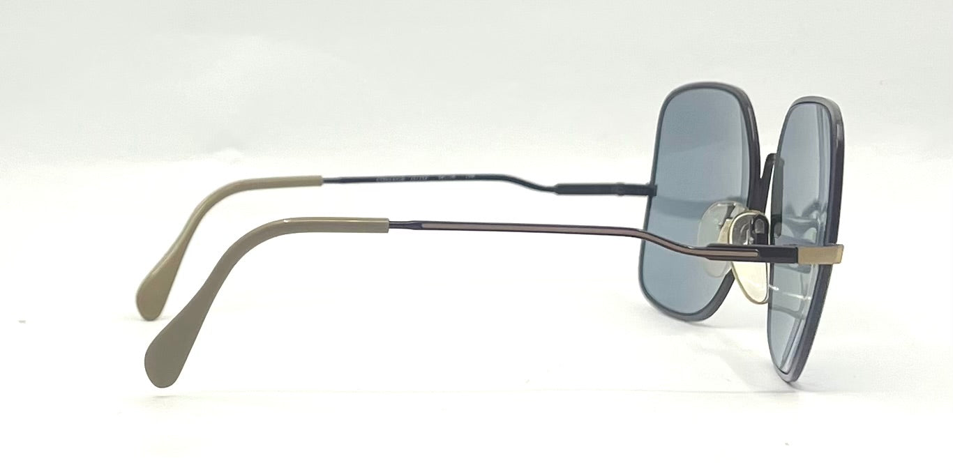 Neostyle-Vintage Oversized Square Sunglasses-New Solis Blue Custom Lenses-Germany