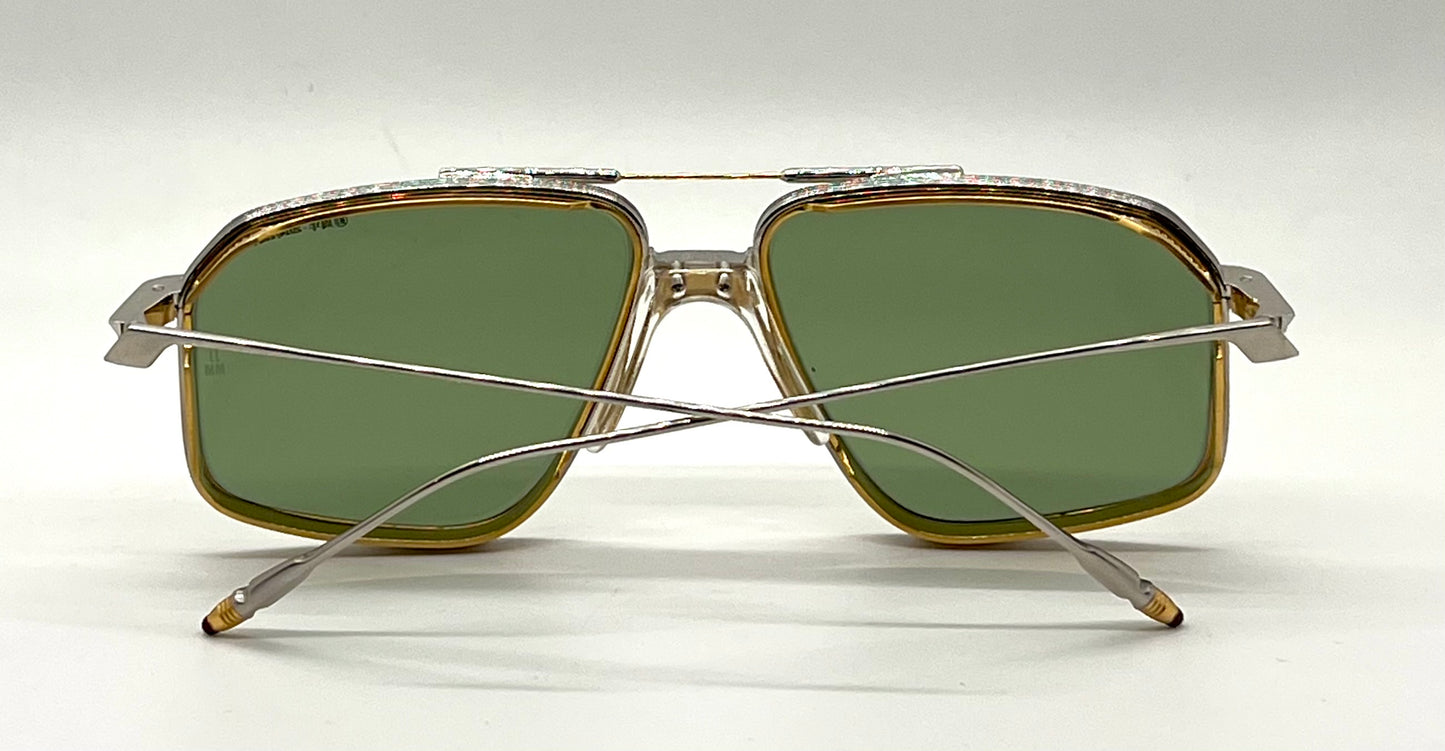 Jacques Marie Mage JAGGER DECADE in ELECTRUM-Titanium Sunglasses-Ltd 150-Full Kit