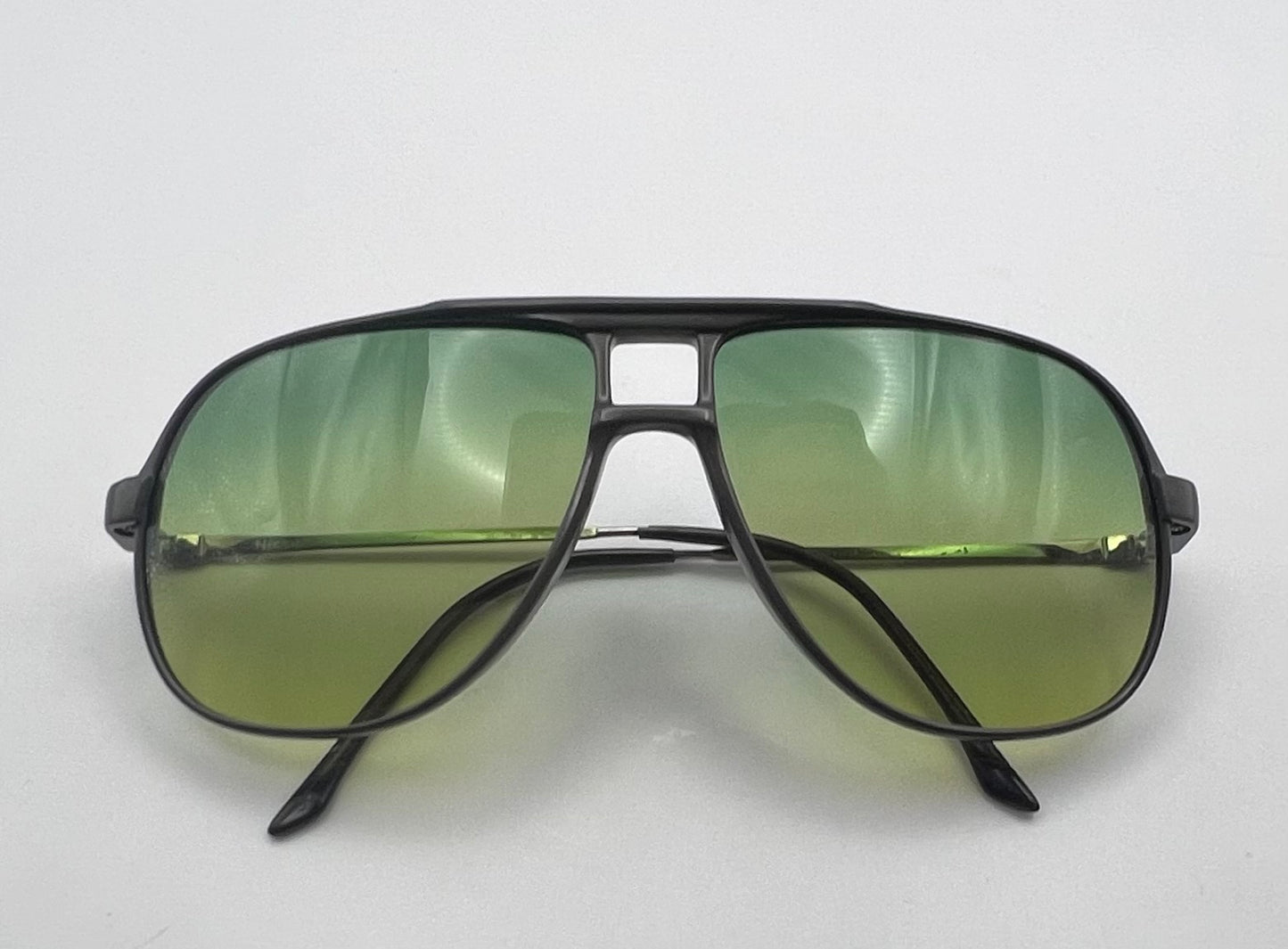 Vintage Nikon Grey Pilot Sunglasses with Custom Berko’s Designs Lenses-Made in Japan