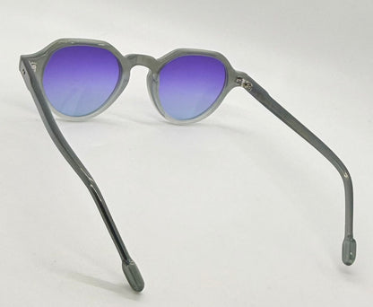 ODETTE LUNETTES STUART 4029 w/New Gradient Violet Customs Lenses-France-New / Unworn