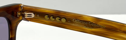 GARRETT LEIGHT x Officine Générale 118 DB-Limited Collab w/New, Custom Solid Violet Lenses-Unworn