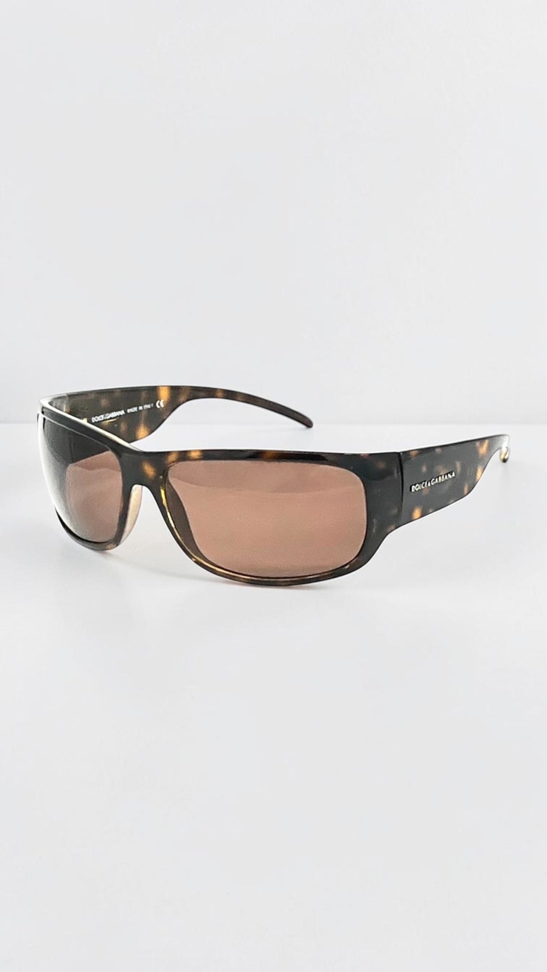 Dolce & Gabbana DG6005 Y2K Wrap Sunglasses Deadstock-Full Kit