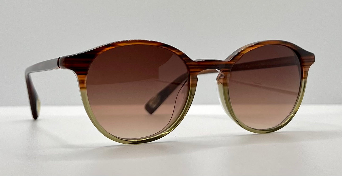 Kung Fu Eyes by Eve D – Model SCOTT 1060 – Handmade in Germany w/New, Custom Brown Gradient Lenses