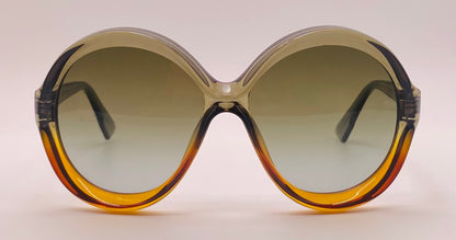 Christian Dior Bianca LGPHA Green-Orange Gradient Optyl Sunglasses-Vintage Elegance-FULL KIT
