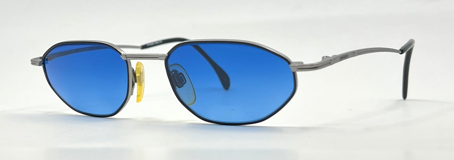 Jaguar 3326 263 Vintage Sunglasses 50-18 Unworn w/ Solid Blue Second Chance Customs