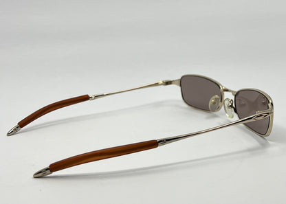 Oakley Straight Line 2.0 11-729 Vintage Sunglasses w/New Solid Brown Cudtom Tinted Lenses-Unworn/ Collectible