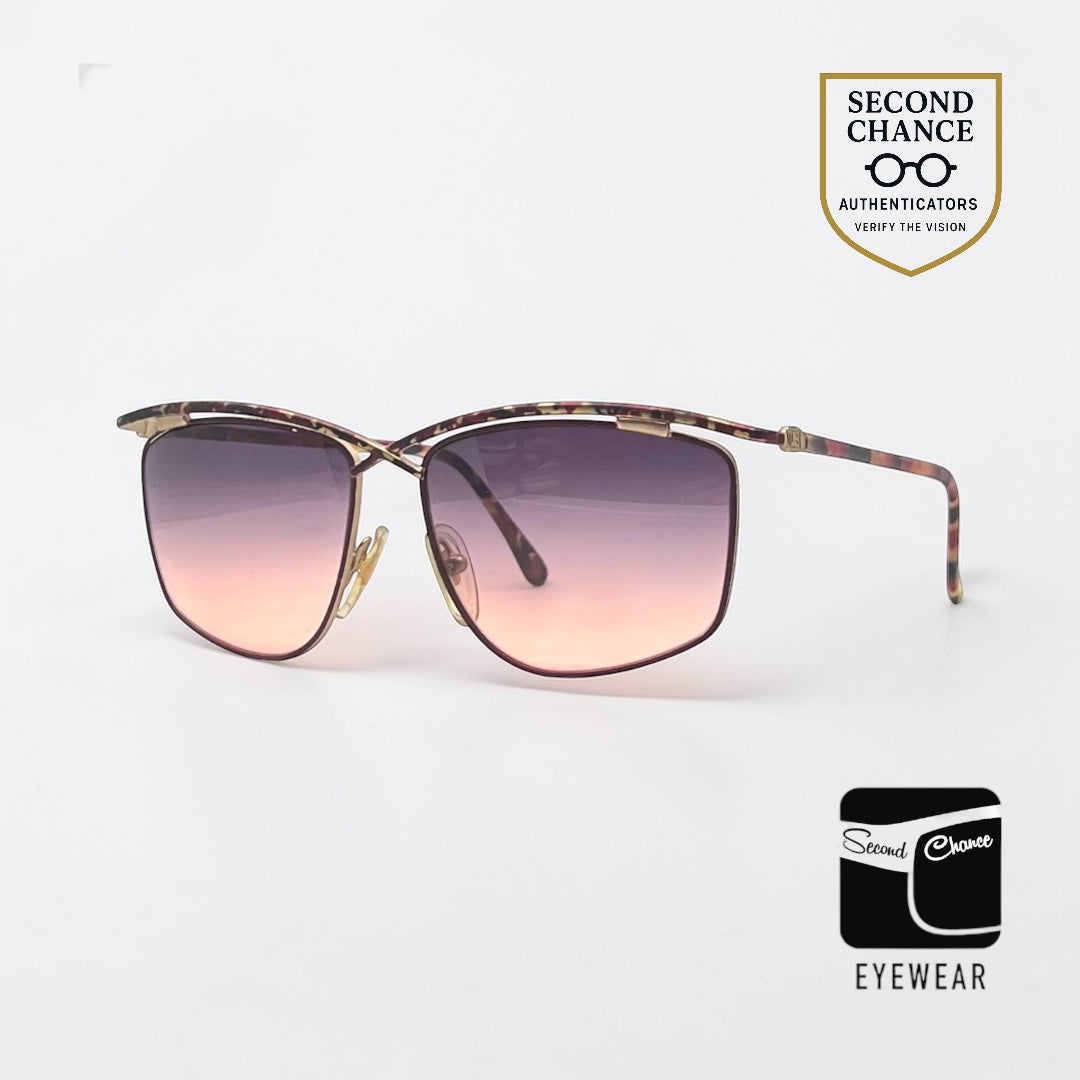 Laura Biagiotti V662 EK1 VINTAGE Sunglasses-New Custom Gradient Lenses