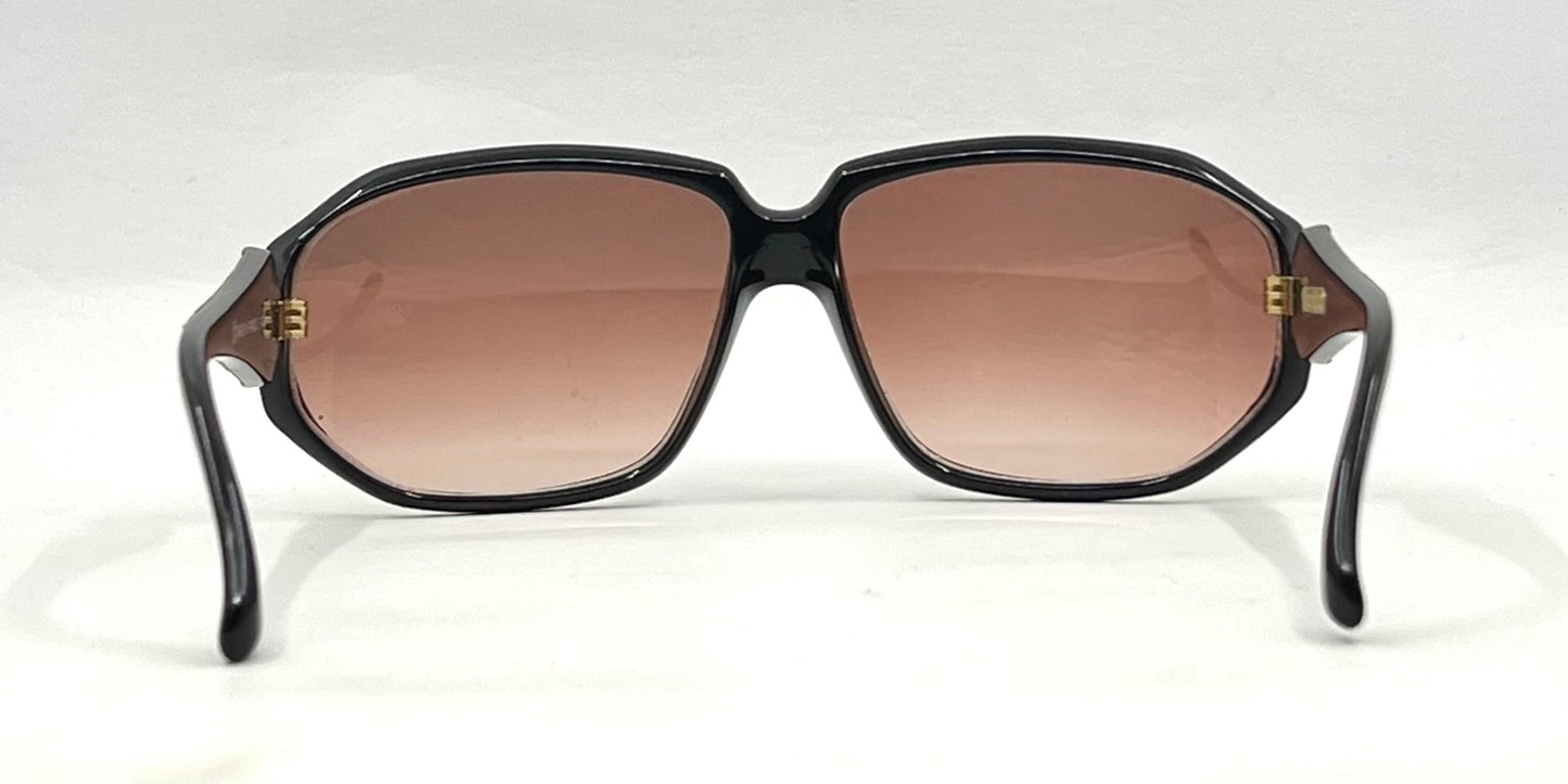Jacques Fath 872-O Vintage Sunglasses-Exotic Snake Skin Temple-Unworn