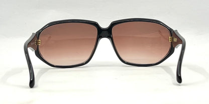 Jacques Fath 872-O Vintage Sunglasses-Exotic Snake Skin Temple-Unworn
