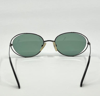 Vintage Yves Saint Laurent 4163 Sunglasses w/New Solid Green Custom Tinted Lenses-Unworn