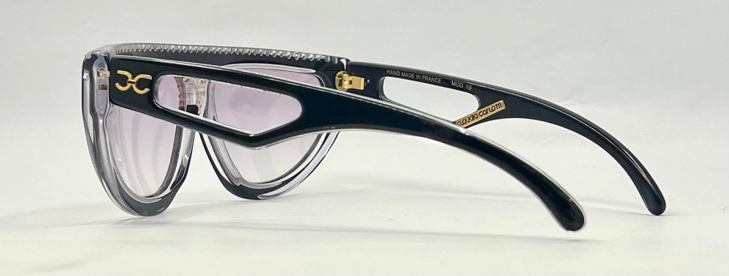 Claudio Carlotti STRATOS-BIS CS21 Vintage Shield Sunglasses-Unworn-France