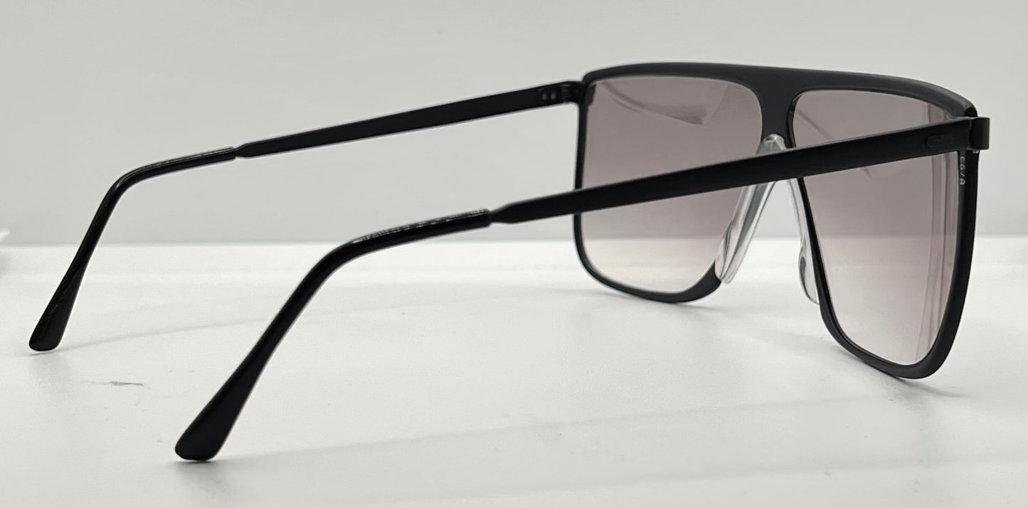 Mod. 93 CHG Shield Sunglasses w/New Grey/Purple Custom Gradient Lenses-Deadstock