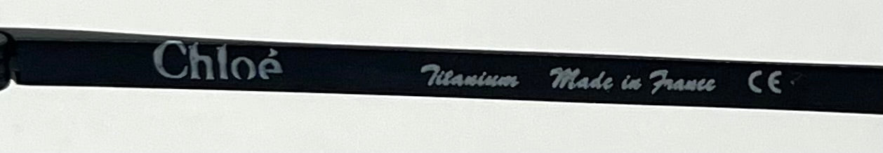 Chloé CL 1123 Titanium Sunglasses-Violet Second Chance Customs Lenses-UNWORN