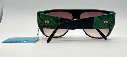 Hervé Bernard 11784 Sunglasses-Snakeskin Temples-Hand Made-Unworn