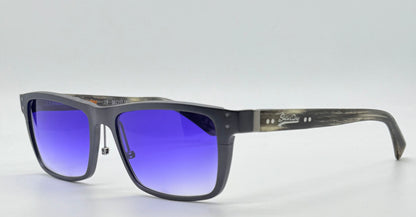 SUPERDRY x FOUNDRY JAPAN COLLAB w/New Purple Gradient Custom Lenses-SPRING HINGES-Unworn