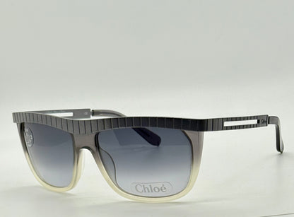 Chloé CL2186 C01-VINTAGE Shield Sunglasses-RARE/UNWORN-France-58mm-Grey Gradient