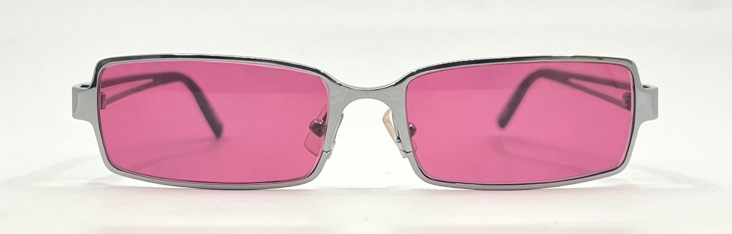 GF Ferre FF06502 Vintage Sunglasses – Unworn – New Pink Second Chance Customs Lenses