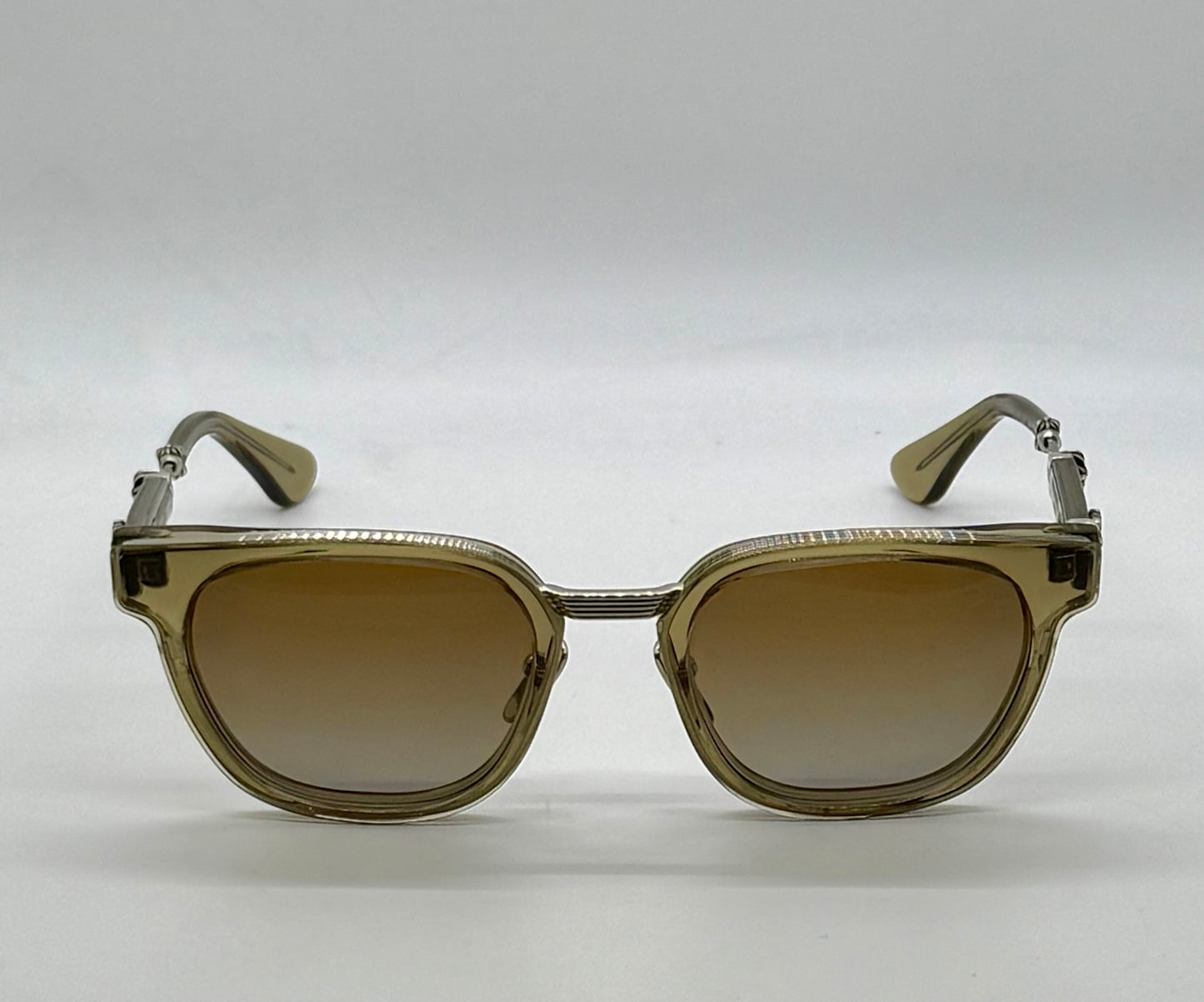 Chrome Hearts Duck Butter ARVISS Olive Crystal Zeiss Polarized Full Kit Unworn Japan