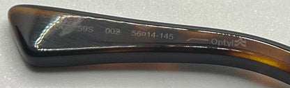 GUCCI GG0759S 002-Dark Havana Pilot Sunglasses-Optyl-Bee Detail-Full Kit-56mm