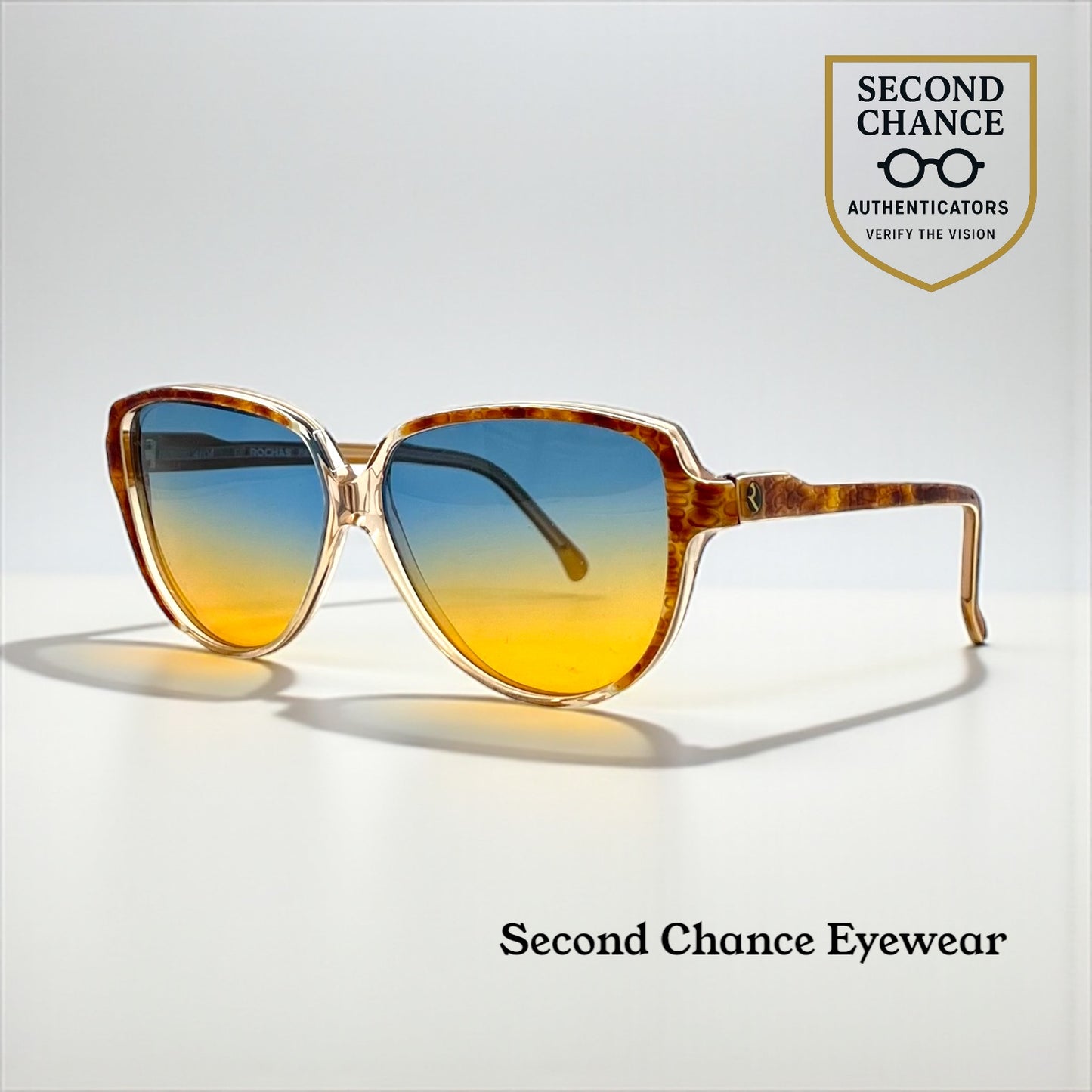 Rochas Paris 4604 VINTAGE Sunglasses-New Custom Lenses-Handmade France