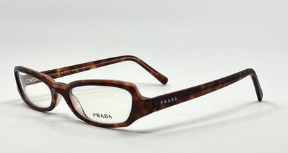 Prada VPR 11T Vintage Eyeglasses-Tortoiseshell Deadstock/Unworn-Italy 51mm