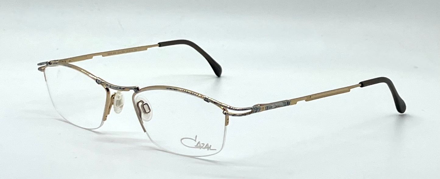 CAZAL 409 Col. 820 Vintage Eyeglasses-Made in Germany-Unworn/Deadstock-51mm