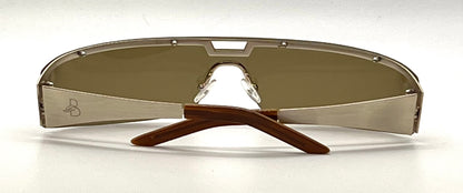 Basile BA4303 Shield Sunglasses Unworn NOS Made in Italy Y2K