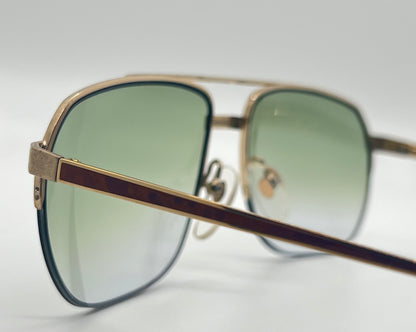 Vintage ALFRED DUNHILL 6233A 41 HALF RIM Frame RENEWED with Brand New- Custom Berko’s Designs Lenses