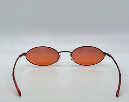 Christian Dior CD 3088 Red Metal Sunglasses w/New Red Tinted Custom Lenses