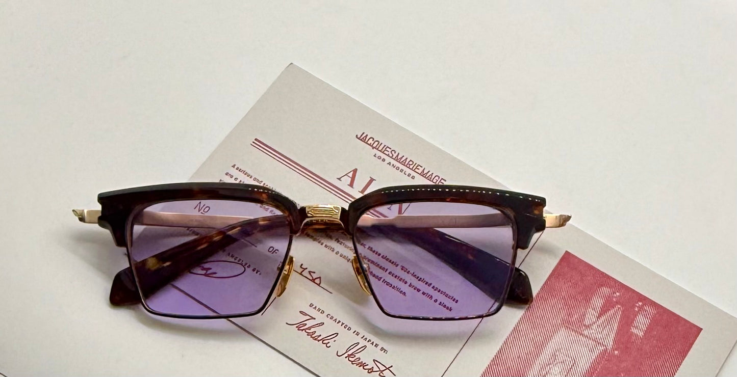 Jacques Marie Mage ALIN in DARK HAVANA-Ltd. Of 450 Pcs. Full Kit-New/Unworn