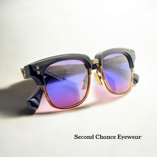 DITA Statesman Five with Custom Tri-Gradient Grey/Blue/Brown Berko’s Designs Lenses - ONE OF A KIND