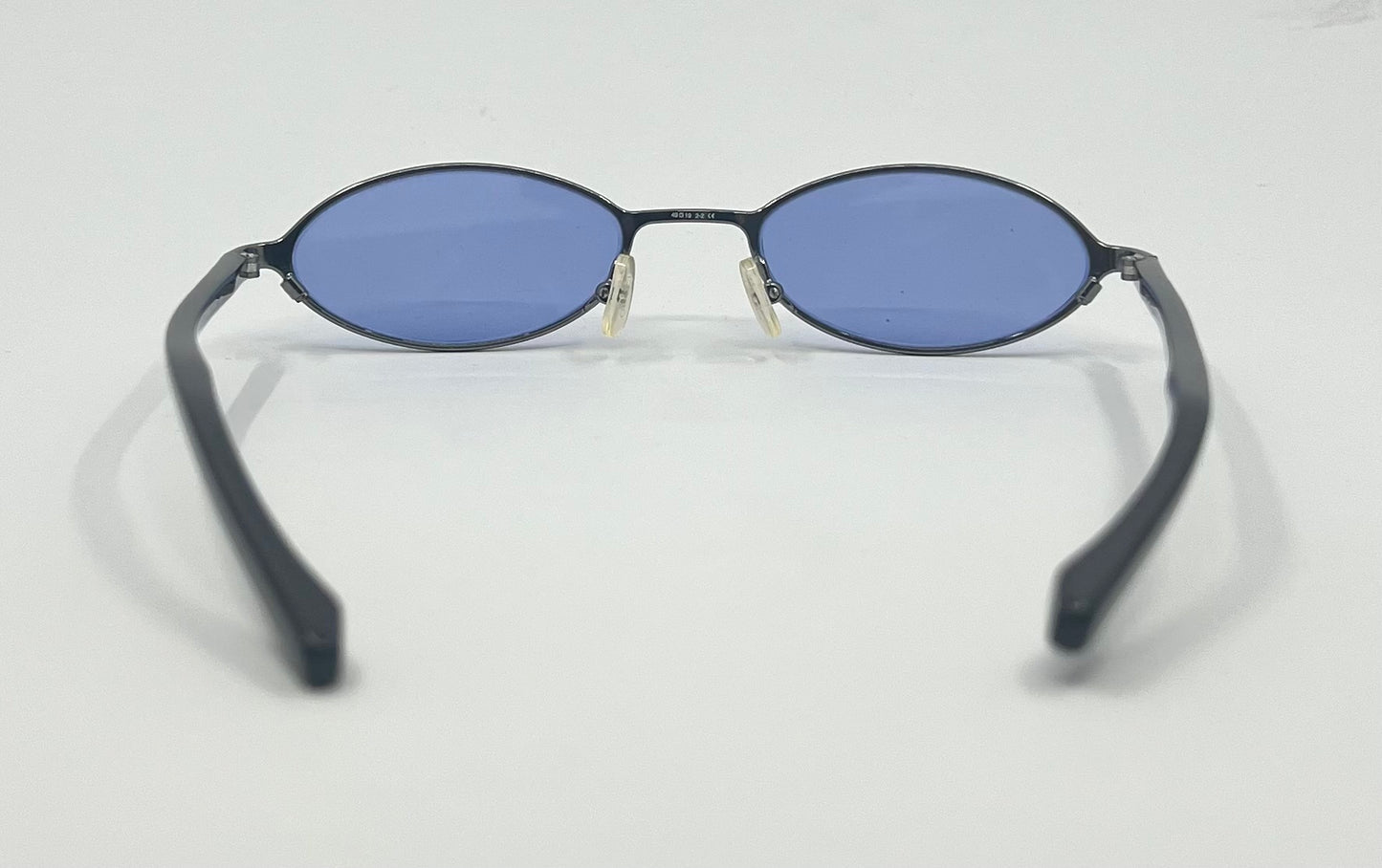 Gucci GG1668 836 Y2K Vintage Oval Sunglasses w/New Custom Light Blue Lenses