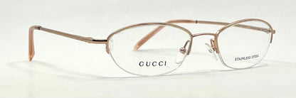 Gucci GG 2705 ZL9 Half-Rim Titanium Optical Frames Italy Unworn Deadstock