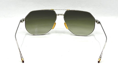 Jacques Marie Mage REYNOLD in ELECTRUM- Titanium Aviator-Unworn-Full Kit
