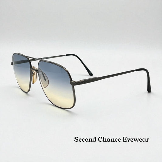Ocean Optique Atlantic 1 GM Aviator Vintage Sunglasses w/New, Custom Lenses-France-60mm