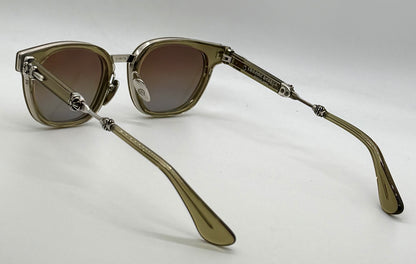 Chrome Hearts Duck Butter ARVISS Olive Crystal Zeiss Polarized Full Kit Unworn Japan