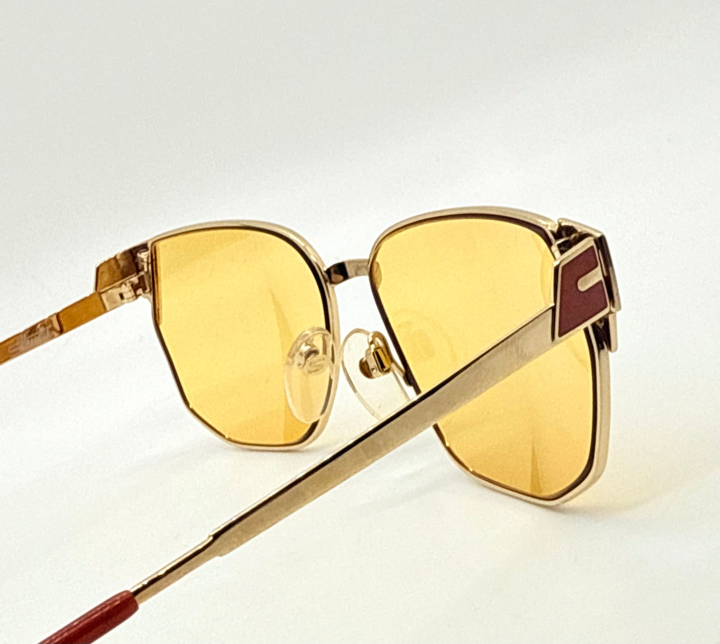 Silhouette M6114 / V6020 Vintage Sunglasses 55mm| w/New Amber Day/Night Custom Lenses | Deadstock Austria