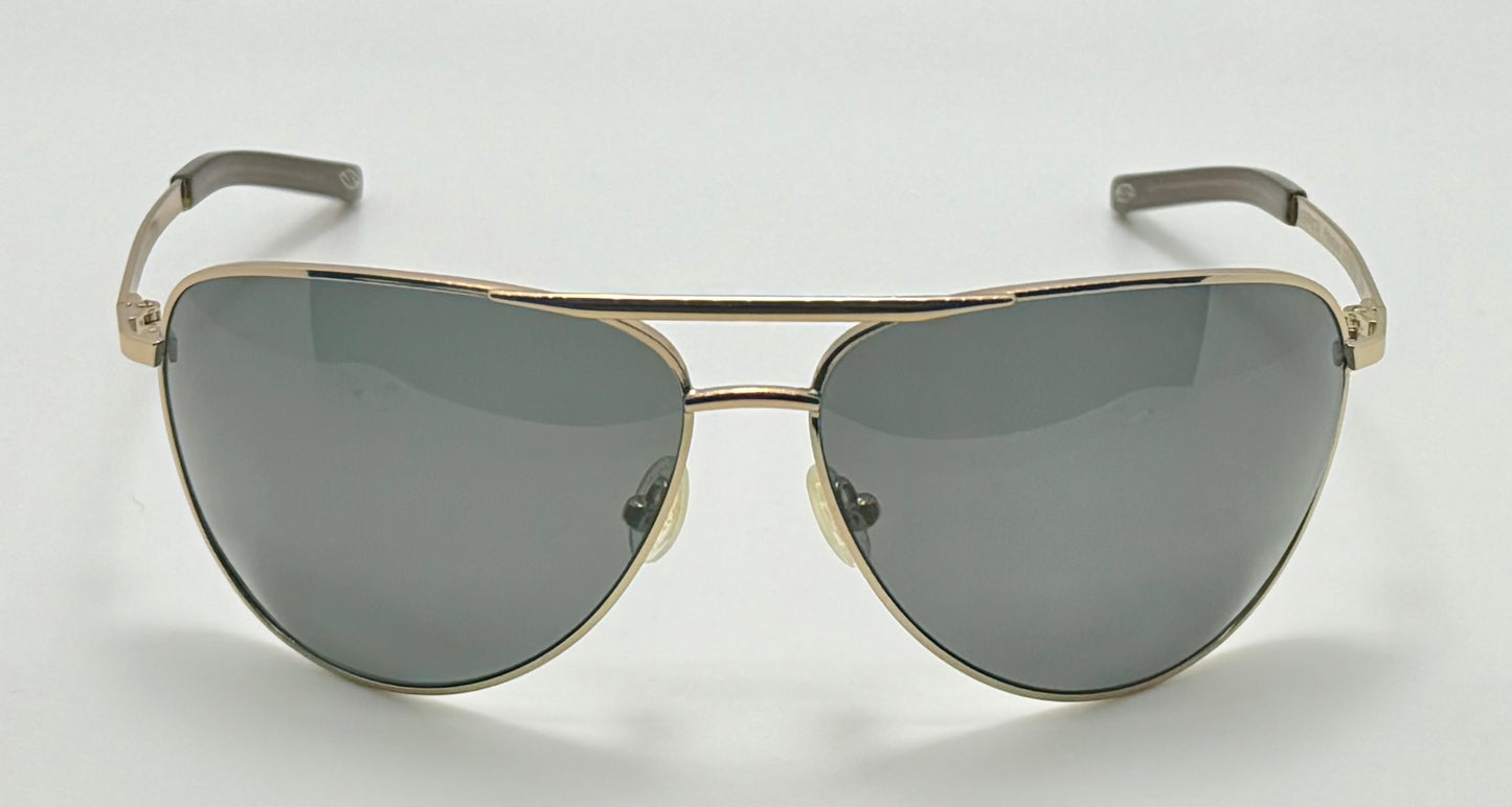 Smith Serpico Gold Aviator with Custom Polarized Blue/Grey Berko’s Designs Lenses