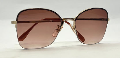 Cottet 941-Vintage Half-Rim Sunglasses-New Gradient Tinted Custom Lenses-Unworn
