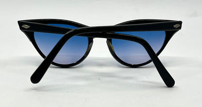 SRO VINTAGE Cat-Eye Sunglasses USA Made-New Blue Gradient Custom Lenses