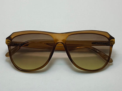 Vintage Playboy 4655 10-Deadstock Austrian Aviators with Custom Berko’s Designs Gradient Brown to Persimmon Lenses