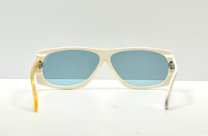 Vintage Silhouette M3038/20 Two-Tone Sunglasses Austria Custom Blue Lenses 135mm