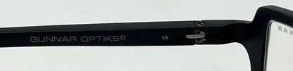 GUNNAR Optiks Animé Onyx Eyeglass Frames 53-18-132 New Unworn Full Kit