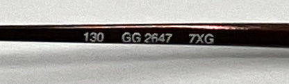 Gucci GG2647 7XG Y2K Vintage Sunglasses-New Custom Aqua Gradient Tinted Custom Lenses