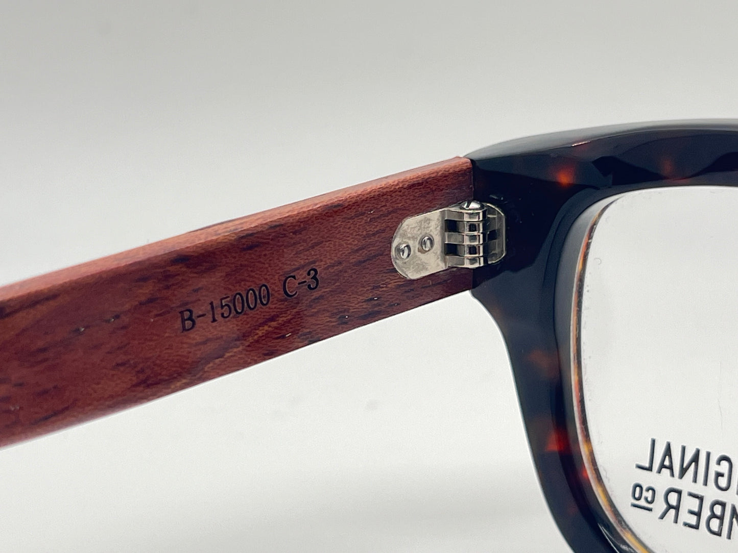 Original Timber Co. San Francisco Eyeglass Frames-Model: B-15000
Y2K Deadstock-Genuine Wood Temples