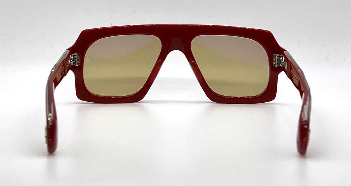 Jacques Marie Mage Decato Vermillion Bunker77 Sunglasses LTD 25 Unworn Full Kit